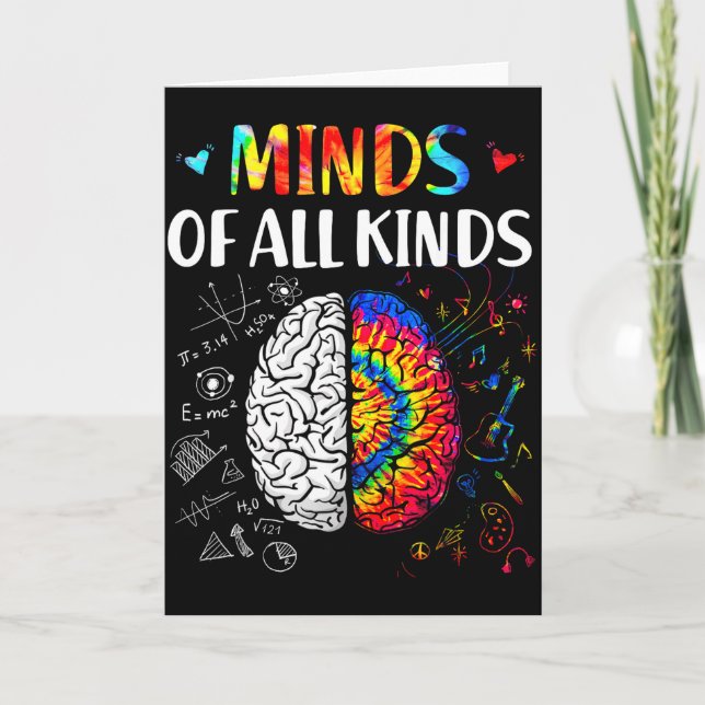 Carte Esprits de toutes sortes Neurodiversité Sensibilis (Devant)