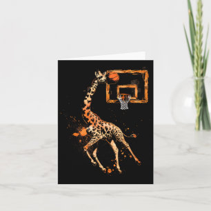 Carte Esquisse Giraffe Slam Dunk Dessin Esquisse
