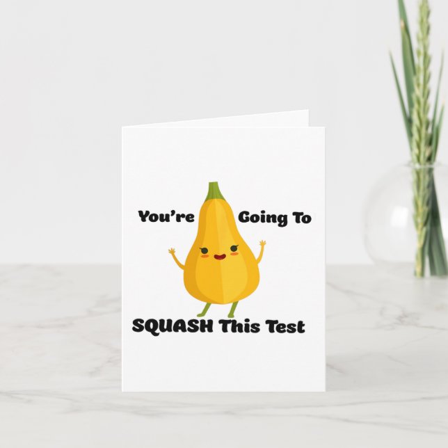 Carte Essayer D'Épiler Ce Test Veggie Enseignant Tester  (Devant)