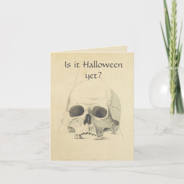 Carte Est-ce encore Halloween ? (Devant)