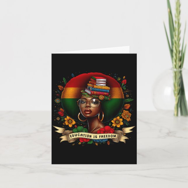 Carte Est-ce que le mois de l'histoire des Noirs est cel (Devant)