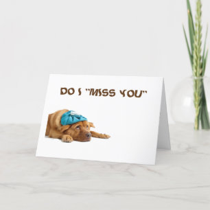 CARTE **EST-CE QUE "VOUS" ME MANQUE