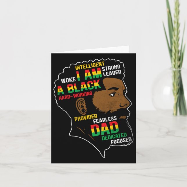 Carte Est Mon Fête de l'Indépendance Papa Noir Fêtes des (Devant)