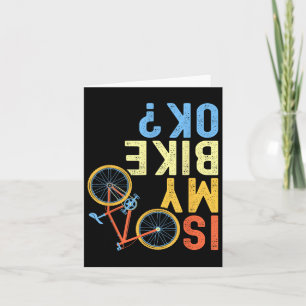 Carte Est Mon Vélo Ok, Drôle Humour Vélo Vélo