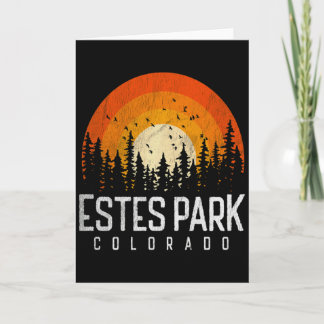 Carte Estes Park Colorado Co Style Rétro Vintage T S 80s