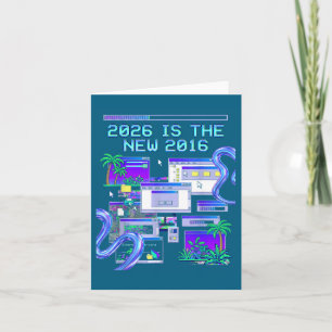 Carte Esthétique Nouvelle Informatique Pixel Vaporwave 2