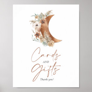 Carte et affiche Boho cartes et cadeaux Over the m