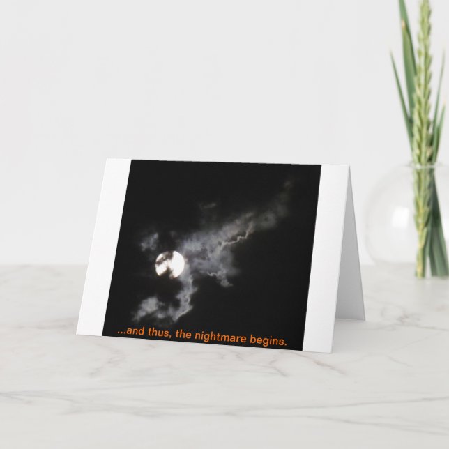 Carte … Et ainsi, le cauchemar commence (Devant)