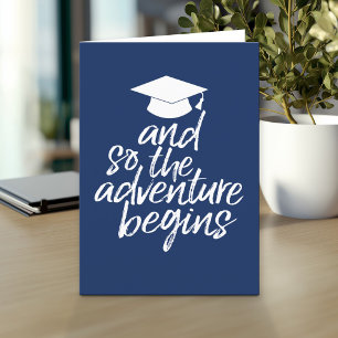 Carte Et Donc L'Aventure Commence - Graduation