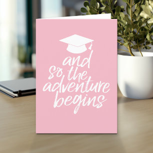 Carte Et Donc L'Aventure Commence - Graduation