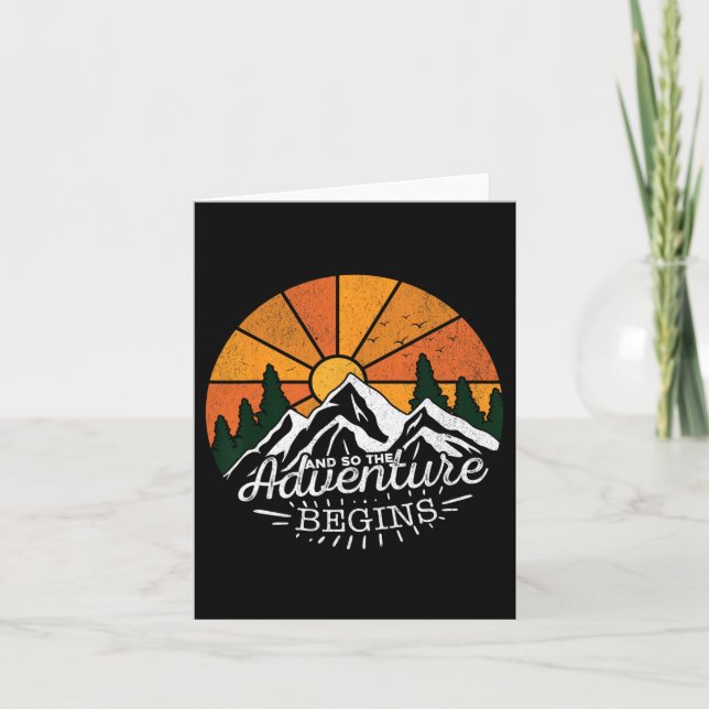 Carte Et Donc L'Aventure Commence L'Aventure Camping Hik (Devant)