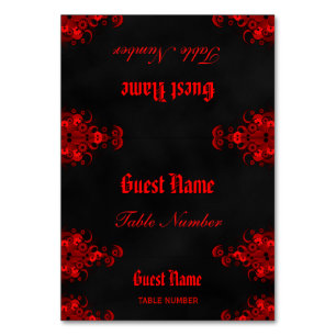 Carte et étiquette deux dans un endroit