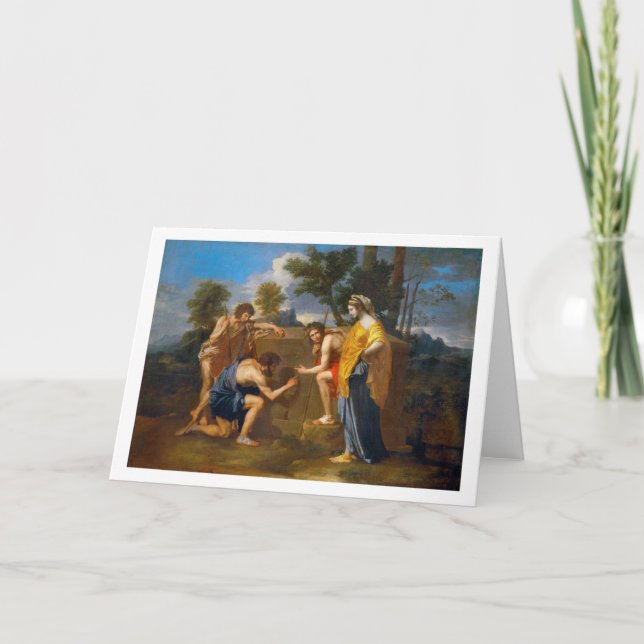 Carte Et in Arcadia ego, Poussin, 1637-1638 (Devant)
