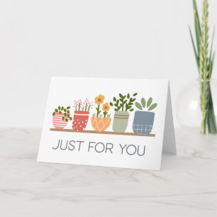 Carte Étagère de jardin rien que pour vous Plantes d'int
