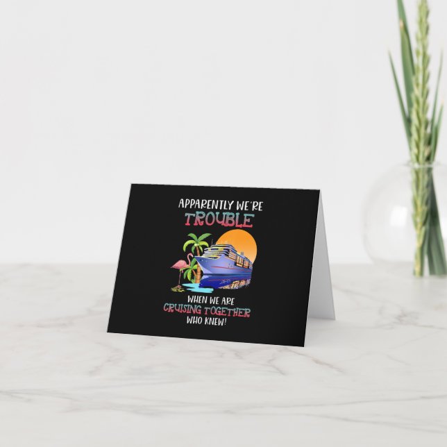 Carte Était Problème Quand Nous Naviguons Ensemble Flama (Devant)