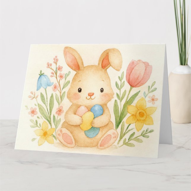 Carte Etanchéité Bunny Pâques (Devant)