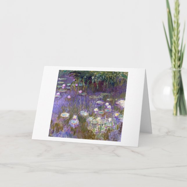 Carte Etang Lily, Monet (Devant)
