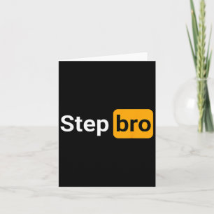 Carte Étape Bro Amusant Novelty Adulte Humour Plaisanter