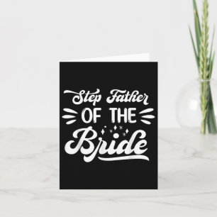 Carte Étape Père De La Mariée Mariage Fête Famille Maria