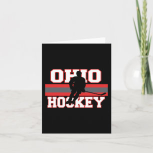 Carte État De L'Ohio Joueur De Hockey Sur Glace Gear Coa