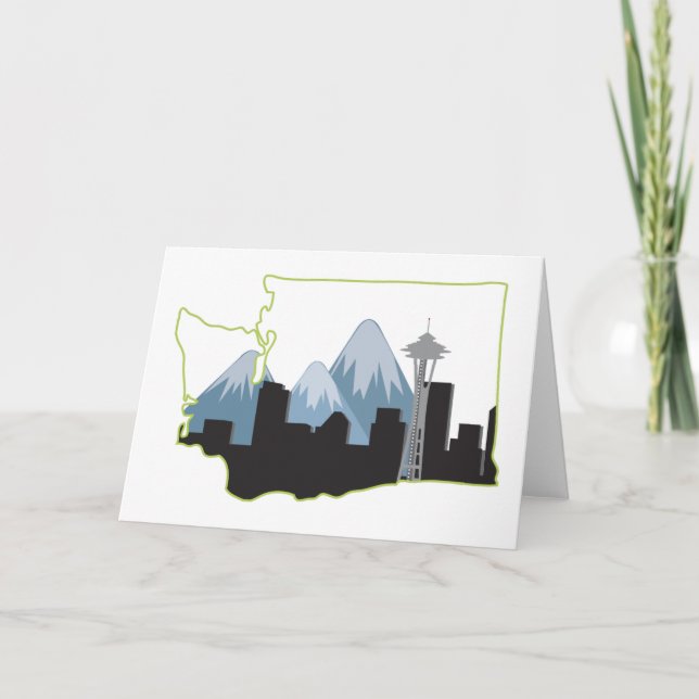 Carte État de Washington (Devant)