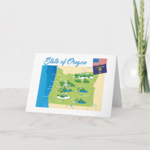 Carte État des Oregon