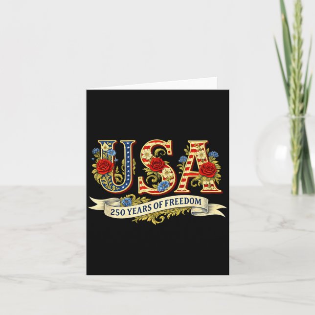 Carte États-Unis 250 ans de liberté 1776 2026 amérique 2 (Devant)