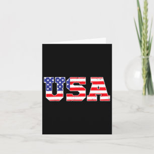 Carte États-Unis - Drapeau américain patriotique 4 juill