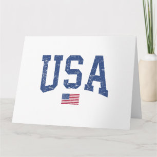 Carte États-Unis Femmes Hommes Enfants Patriotique Améri