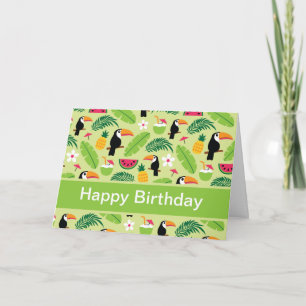 Carte Été tropical du Toucan