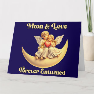 Carte Eternal Love on a Crescent Moon