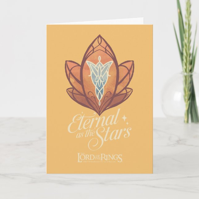 Carte Éternelle comme l'Étoile du Soir Graphique (Devant)