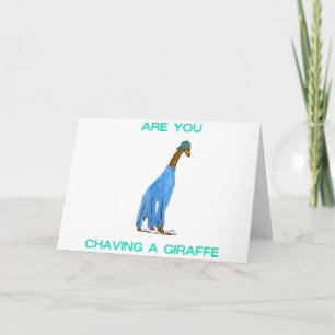 Carte Etes-vous en train de préparer une girafe.png