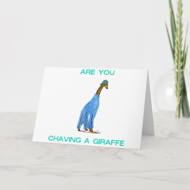 Carte Etes-vous en train de préparer une girafe.png (Devant)