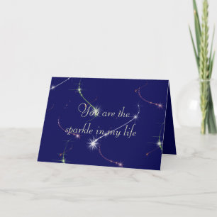 Carte Étincelle d'anniversaire