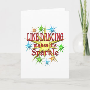 Carte Étincelles de danse de ligne