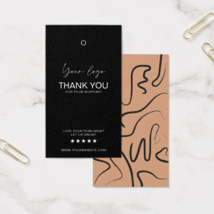 Carte Étiquette Hang du logo d'entreprise