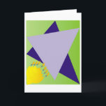 Carte Étoile/carte juives de Menora<br><div class="desc">Un Menora (Hanukkia) avec une étoile juive stylisée</div>