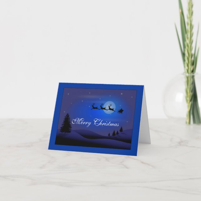 Carte étoilée de Père Noël (Devant)