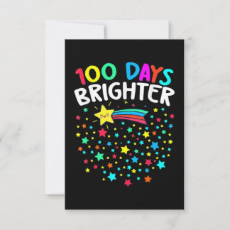 Carte Étoiles 100 Jours plus brillantes
