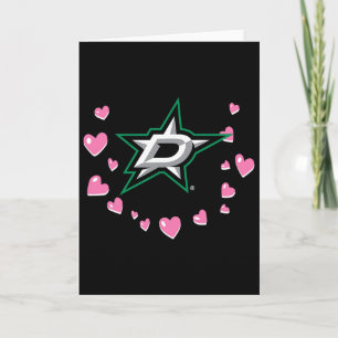 Carte Étoiles de Dallas Saint-Valentin Amour LNH Officie