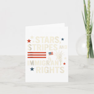 Carte Étoiles, Grèves Et Droits Des Immigrants Pro-Immig