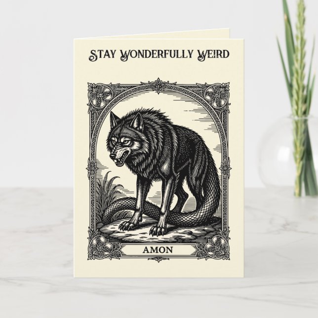 Carte Étrange Beauté d'Amon (Devant)