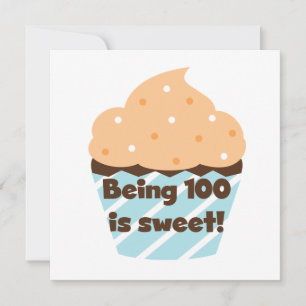 Carte Etre 100 est Sweet Birthday T-shirts et cadeaux