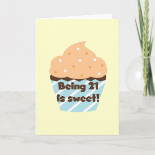Carte Etre 21 est doux t-shirts et cadeaux d'anniversair