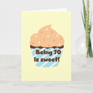 Carte Etre 70 est Sweet Birthday T-shirts et cadeaux