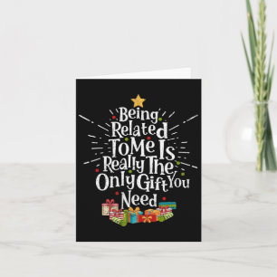 Carte Etre Lié À Moi Drôle Noël Noël Noël Noël Famille P