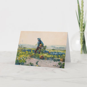 Carte Être un garçon d’agriculteur Winslow Homer