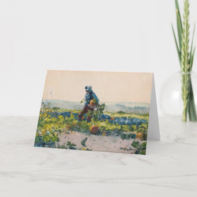 Carte Être un garçon d’agriculteur | Winslow Homer (Devant)