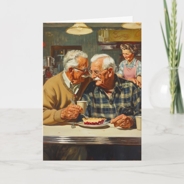 Carte Étreinte de tarte aux cerises (Devant)